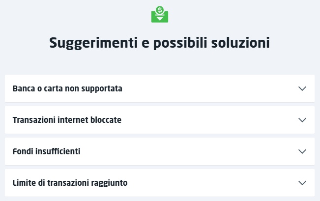 Consigli e possibili soluzioni